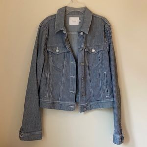 SOLD Talula Stripped Jean Jacket